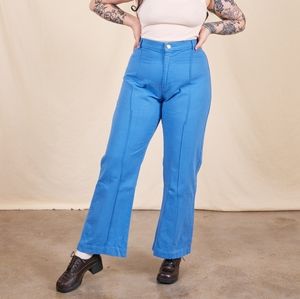 Big Bud Press Western Pants Greek Blue Size L